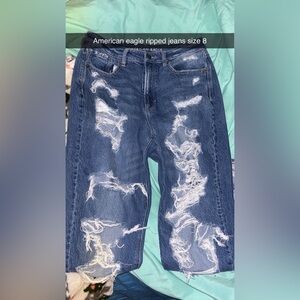 American Eagle ripped jeans, great condition